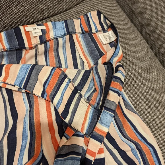 Bar III Wide Leg Striped Pants Size Large Multicolored - Picture 6 of 6